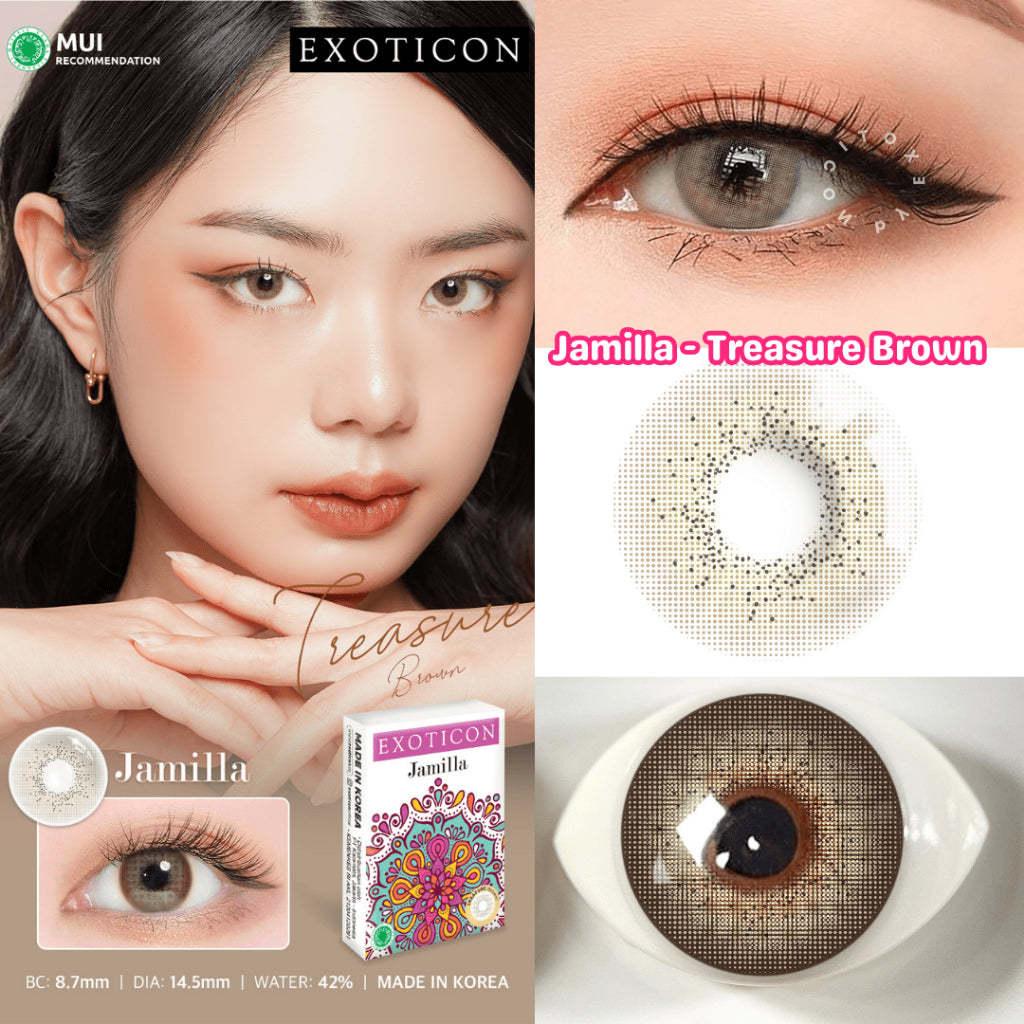 Exoticon Softlens Jamilla Varian Treasure | Snow  |  Crown |  Empire | Soflens Korea