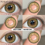 Eyeshare Softlens Blue Big Eyes 14.5mm 14.2mm 1Pasang Soft Lensa Kontak Soflen Blue
