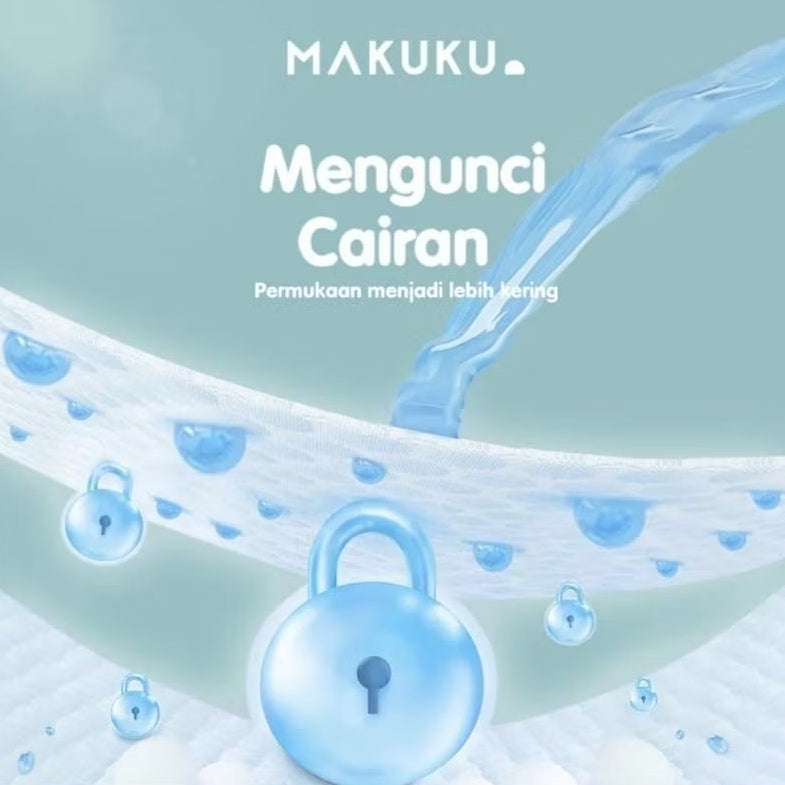 Makuku SAP Comfort Fit Popok Perekat Bayi NB 40 Pcs