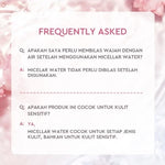 Glad2Glow Cherry Blossom Micellar Water Pembersih Makeup 300 ml