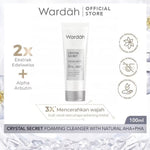 Wardah Crystal Secret Pembersih Wajah Foam 100 ml