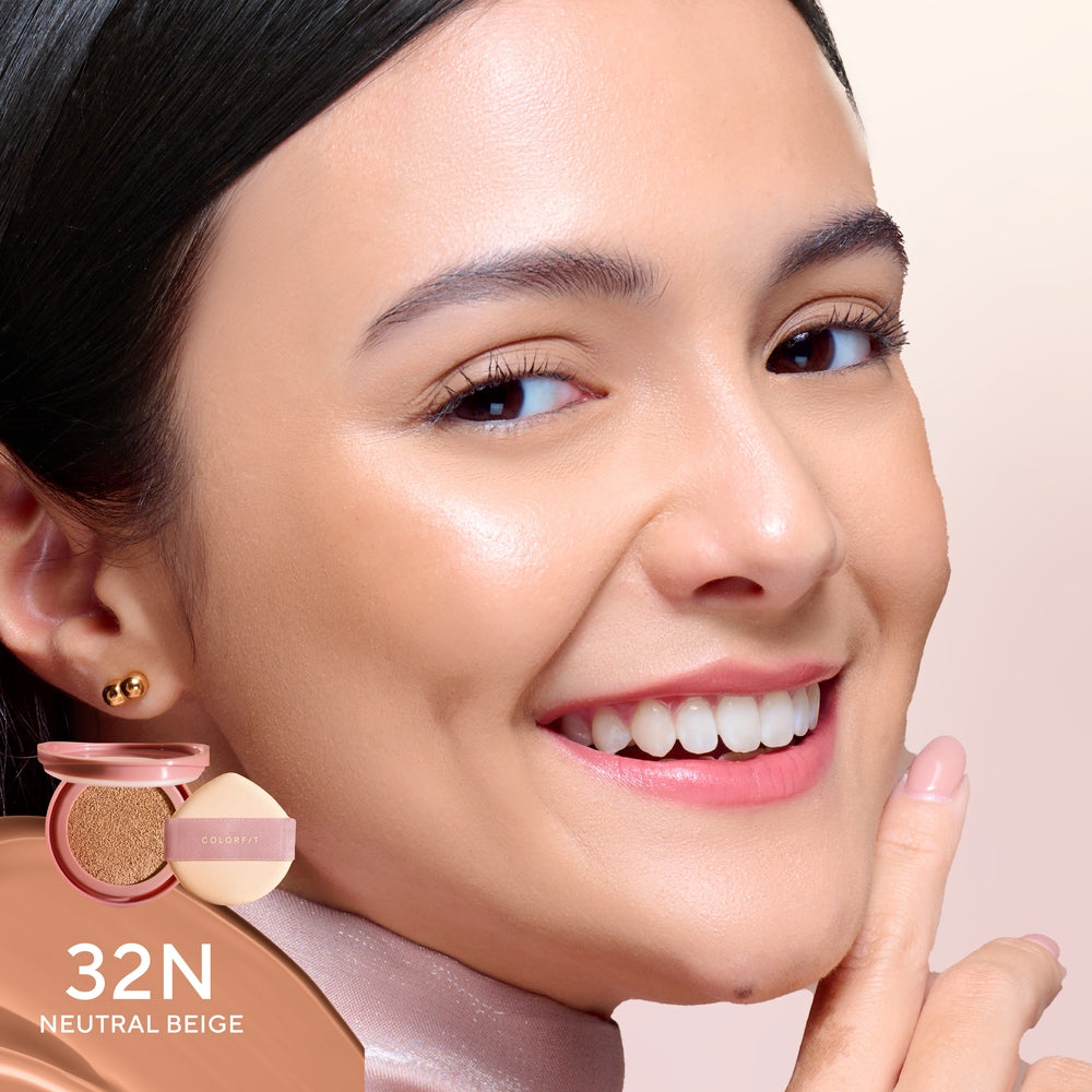 [New Shades!] WARDAH Refill Colorfit Perfect Glow Cushion normal Healthy-Glow Finish foundation bbcream with Centella Asiatica - Cushion Miskah Tahan Lama dengan Bedak - Makeup