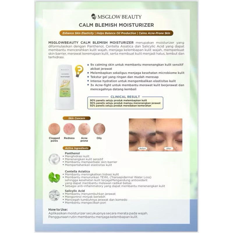 MS GLOW MOISTURIZER SYMWHITE 377 / CALM BLEMISH  /  BLACK DIAMOND