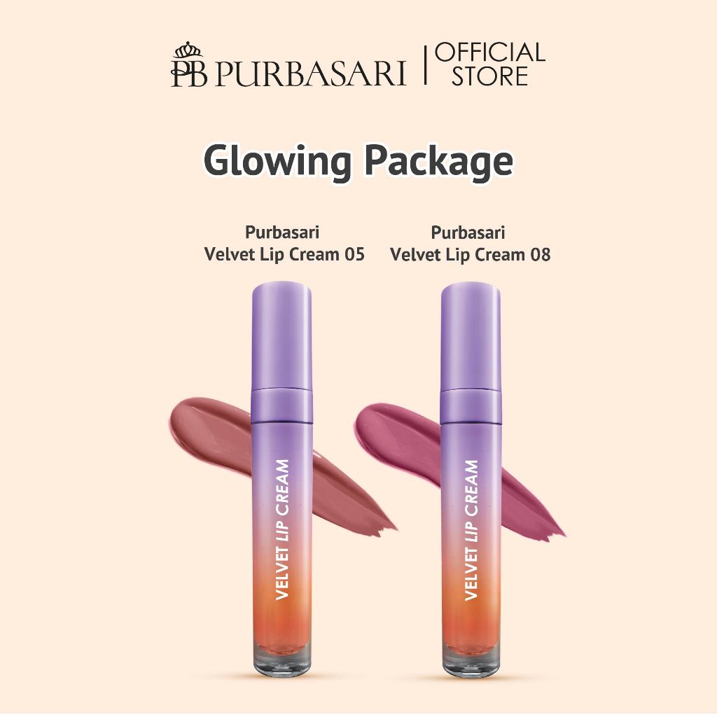 Purbasari Velvet Lip Cream Ombre Package