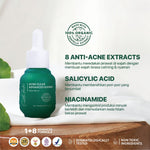 NPURE Anti Acne Serum / Serum Anti Jerawat / Kulit Berminyak / Serum Wajah Bebas Jerawat
