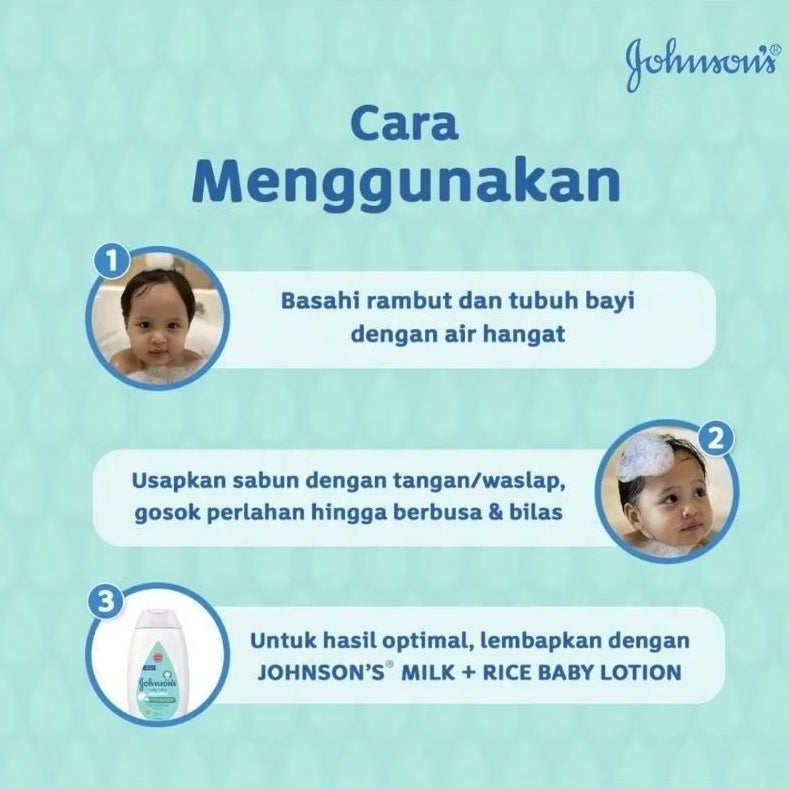 Johnson's Baby Sabun Mandi & Sampo Bayi Refill 400 ml