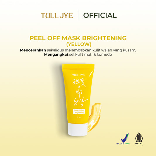 Tull Jye Peel Off Mask (Yellow=Brightening) (28,35Gr)