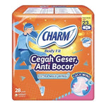 Charm Body Fit Pembalut Wanita Extra Maxi Wing 23 cm 28 pcs
