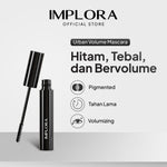 Implora Urban Volume Mascara | Waterproof Maskara | Volumizing & Tahan Lama