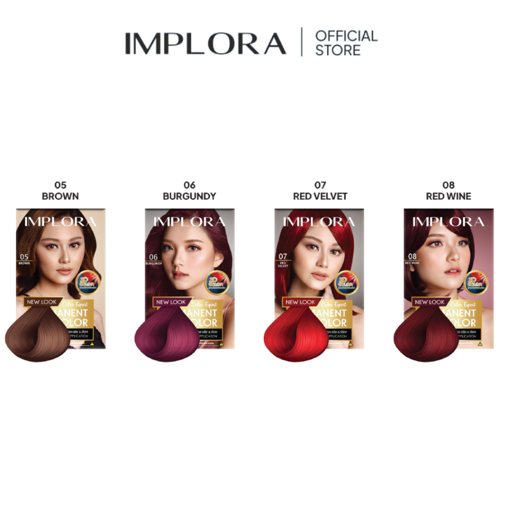 [3 PCS] Implora Permanent Hair Color