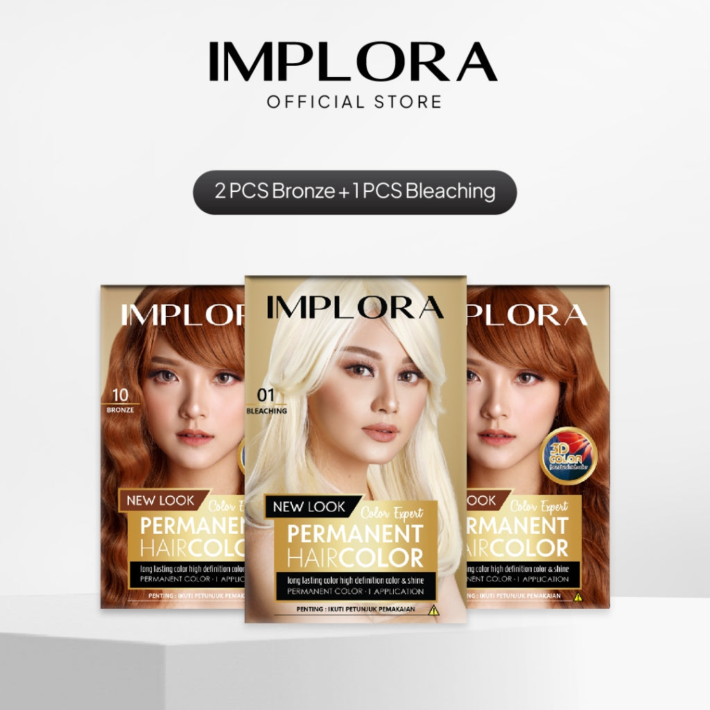 [3 PCS] Implora Permanent Hair Color