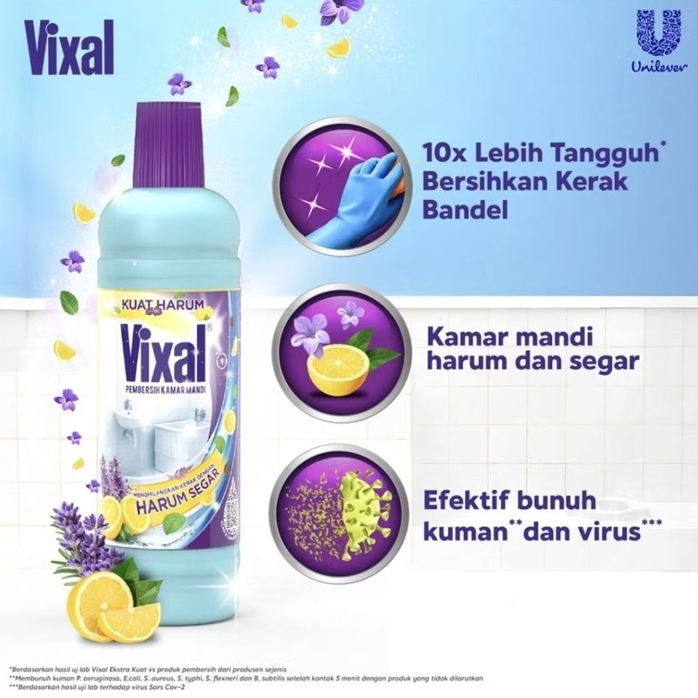Vixal Cairan Pembersih Kamar Mandi 750 Ml Halal