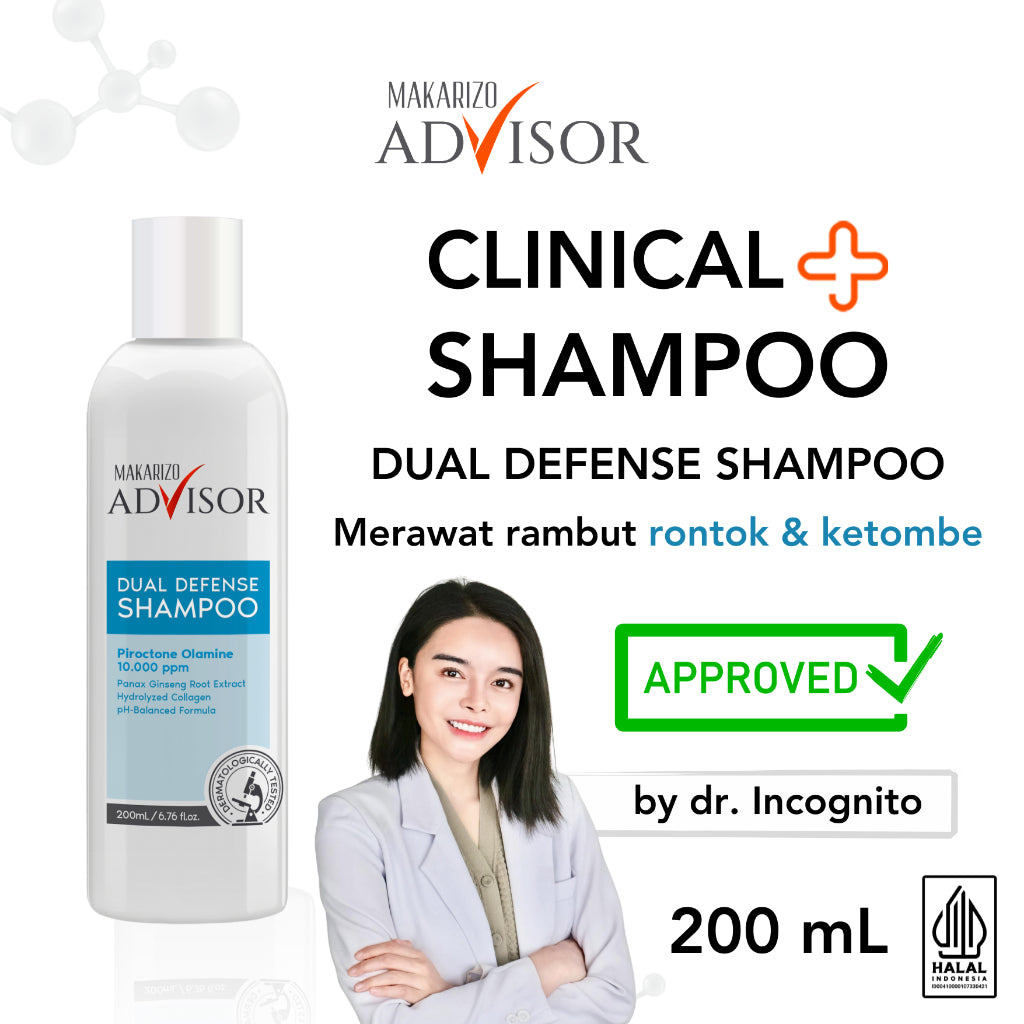 Makarizo Advisor CLINICAL SHAMPOO - Dual Defense Shampoo 200 mL