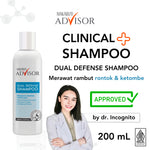 Makarizo Advisor CLINICAL SHAMPOO - Dual Defense Shampoo 200 mL