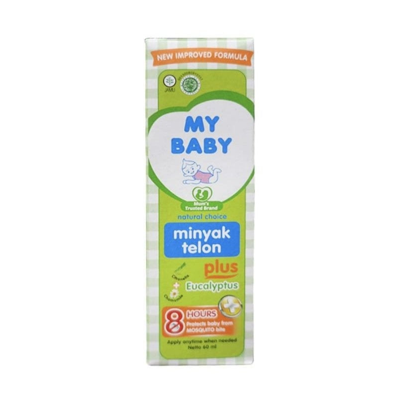 My Baby Minyak Telon Plus Eucalyptus 60 ml 90 ml 150 ml
