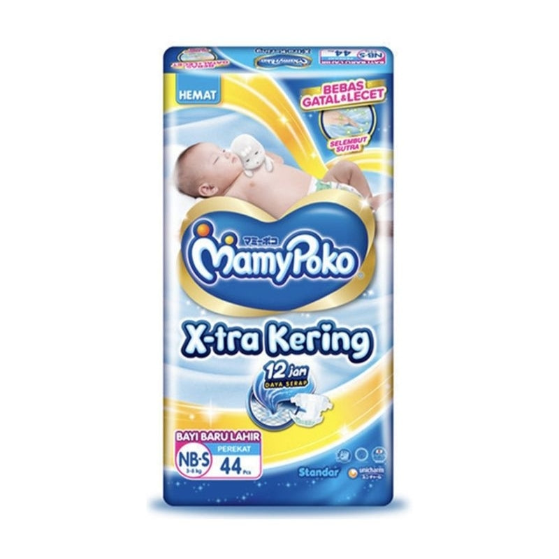 Mamy Poko X-tra Kering Popok Perekat Bayi NB-S44