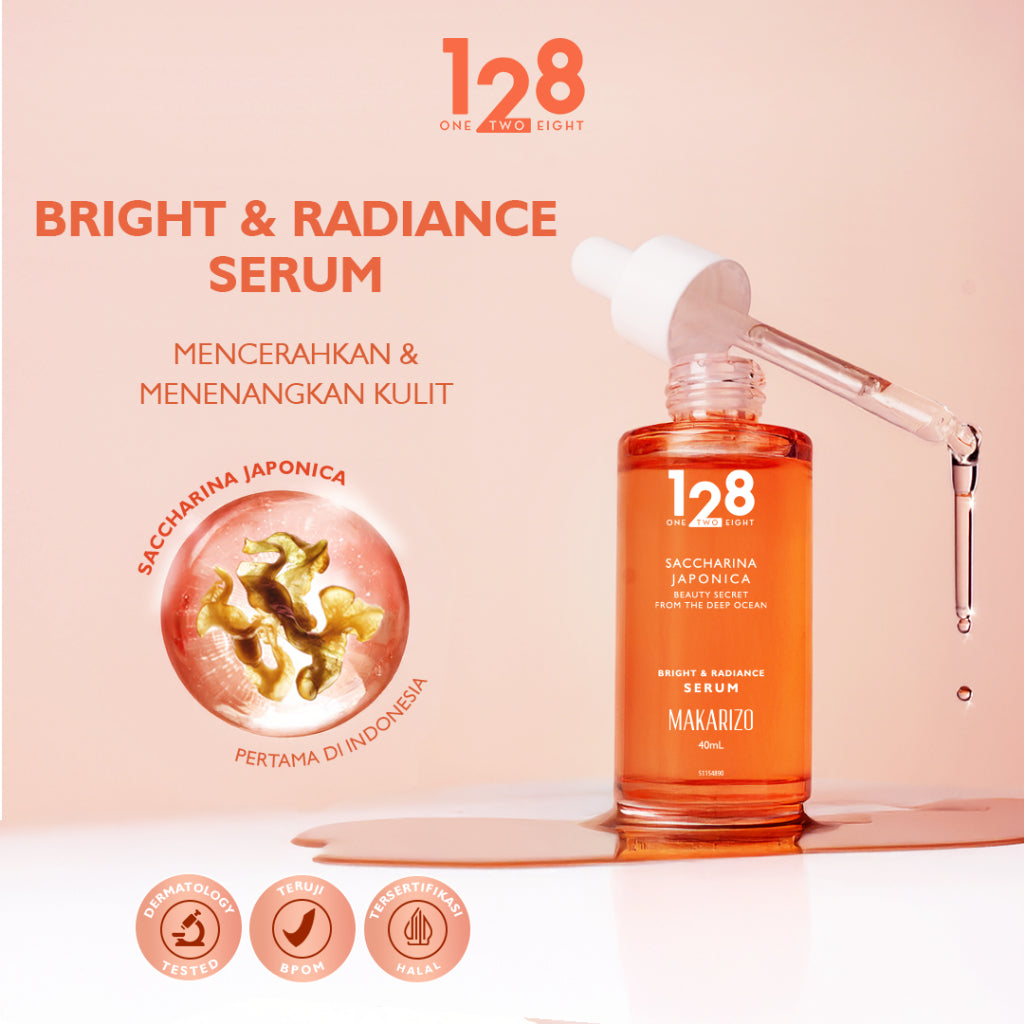 128 Saccharina Japonica Bright & Radiance Serum Bottle 40mL by Makarizo