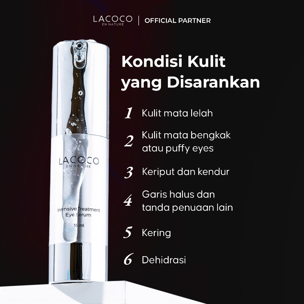 [Twin Pack] [Abel Cantika's Picks] Lacoco Intensive Treatment Eye Serum Krim Mata Kerutan Garis Halus The Ori Imploring Beauty Skint