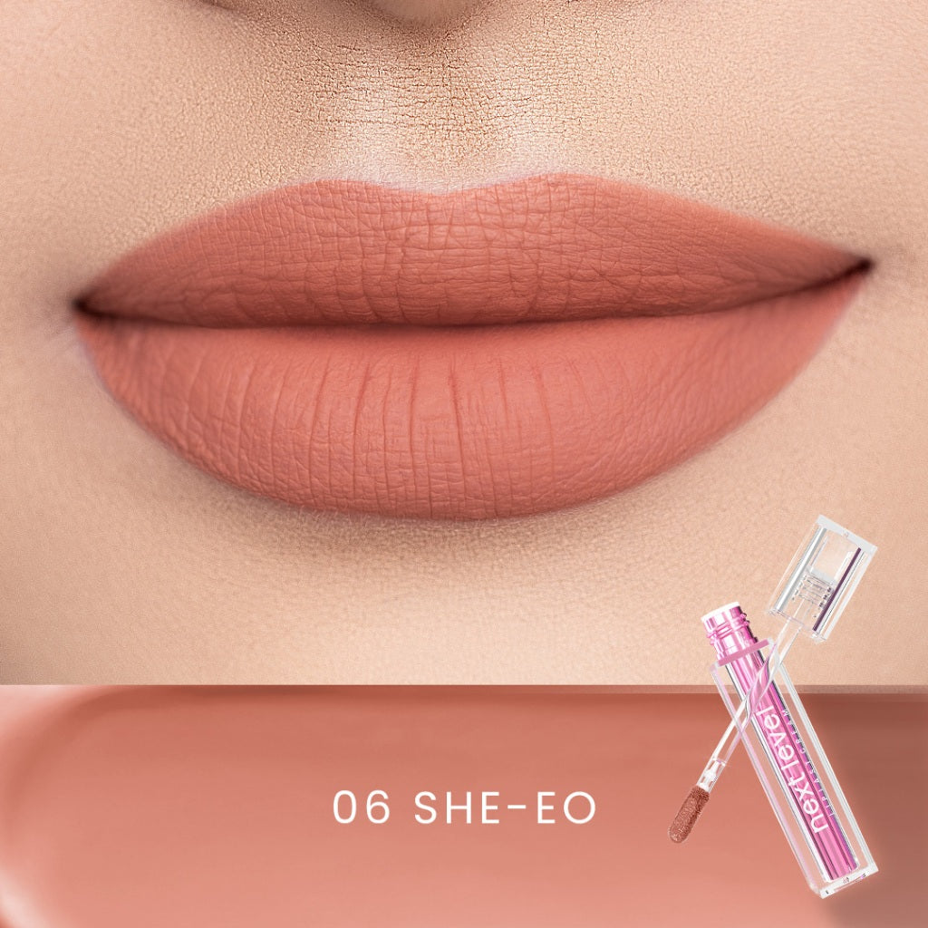 Hanasui Next Level Liplast Cream - Liplast Cream Tahan Lama Pigmented Matte Finish Maximum Coverage Ringan