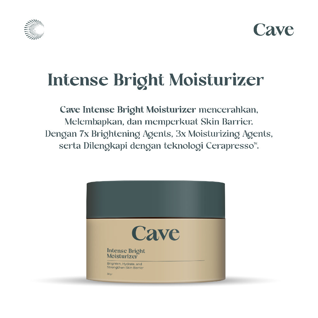 Cave Intense Bright Moisturizer + Sunscreen UV Protection