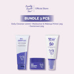 Finally Found You! BUNDLE BASIC SKINCARE: Soy Gentle Face Cleanser + HYDRICEING & BRIGHTENING Essence Booster + Soy Bright Moisturizer & SUN-RICE ALL DAY Invisible UV Shield