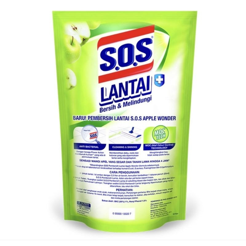 SOS Cairan Pembersih Lantai Splash Refill 725 ml