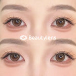 BEAUTYLENS Honeycomb Milk Tea 14.2 Softlens Lensa normal&minus [0.00~-8.00] douyin innocent brown