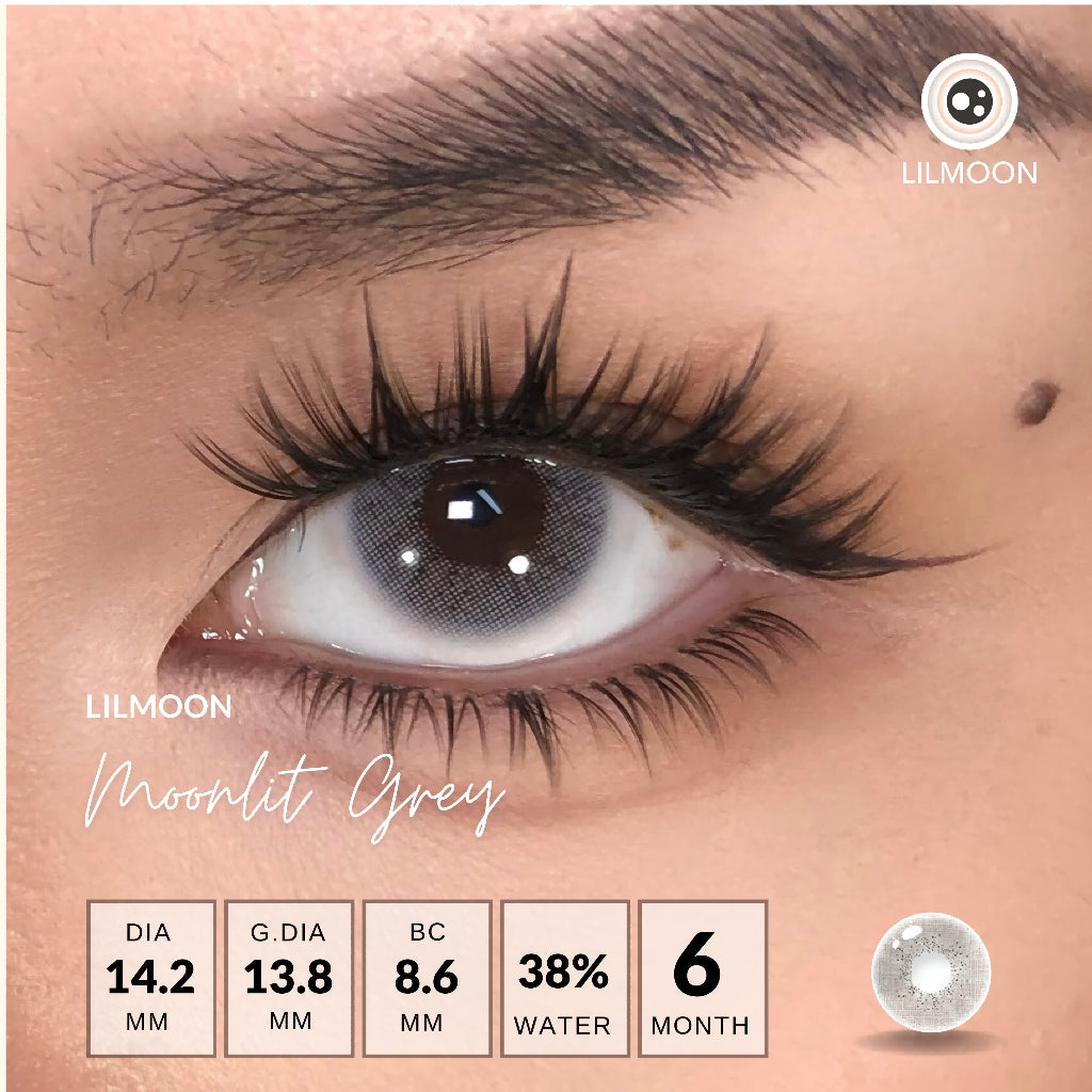 [Fuji Favorite] Lilmoon Softlens Kualitas Jepang softlens minus (0 sd -8.50) natural contact softlens/softlens warna/Lensa kontak/Japan lens/Lensa minus/softlens brown/softlens grey