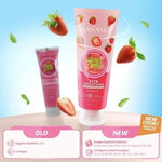 Hanasui Vita Smoothies Body Spa Gel Eksfoliasi Tubuh Strawberry 130 ml