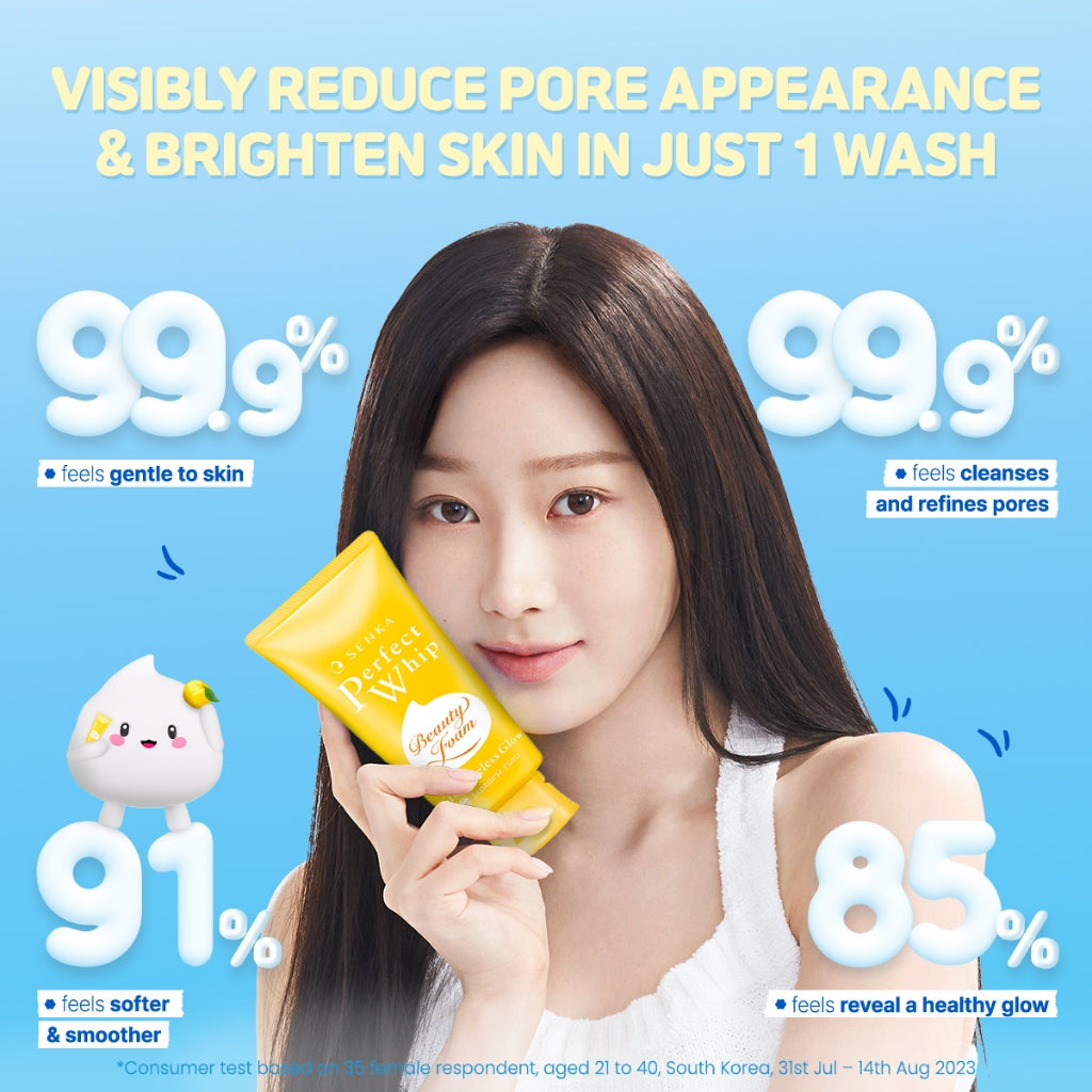 SENKA Perfect Whip Vit C Poreless Glow Facial Foam 100gr
