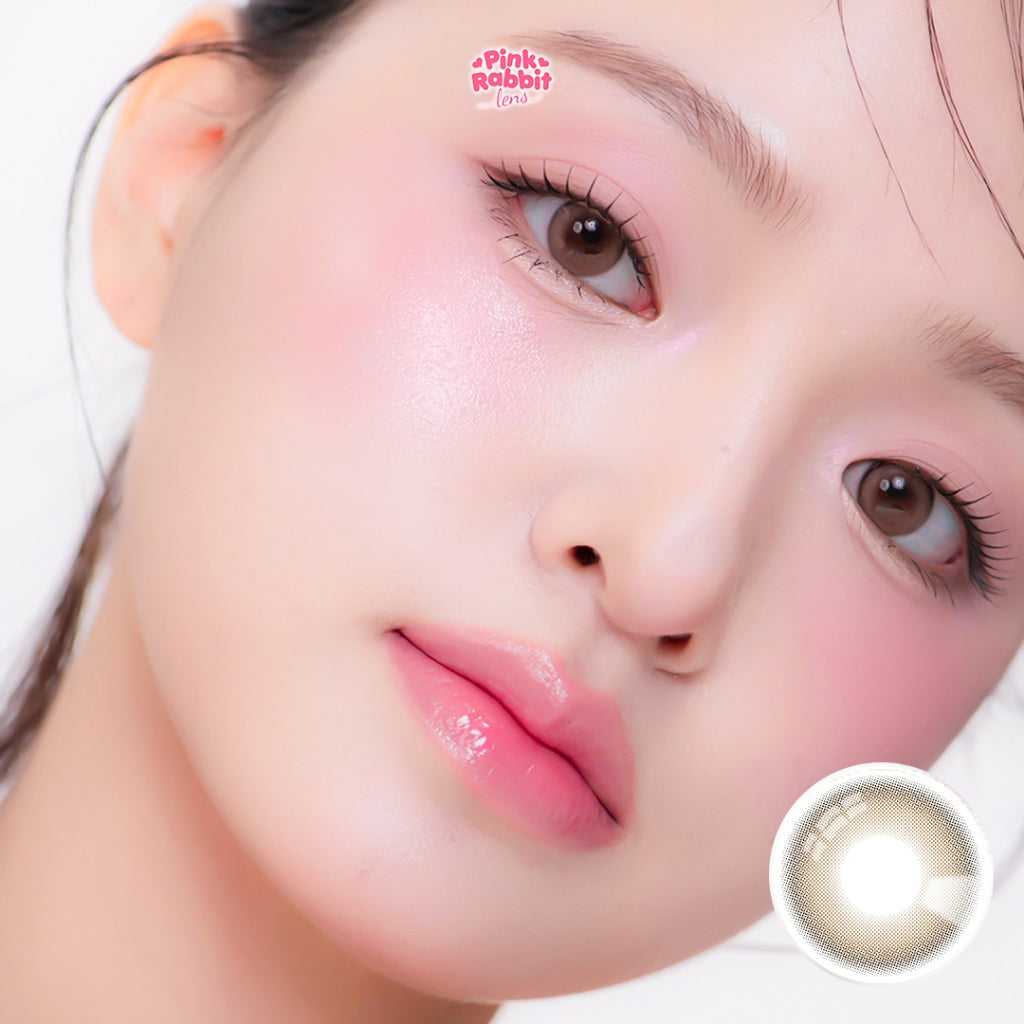 PINKRABBIT SOFTLENS NARA BROWN - Normal, Minus 0.5 S/D 10.00 (1PCS/Sebelah)  / Softlens / Soft Lens / Lensa Kontak / Soflen / Softlens normal minus / Lensa mata / Softlense