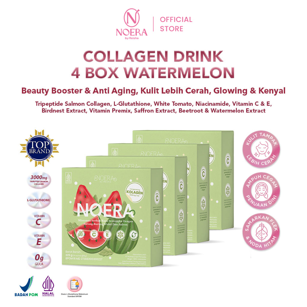 Noera Paket 4 Box Collagen Drink Improved Formula