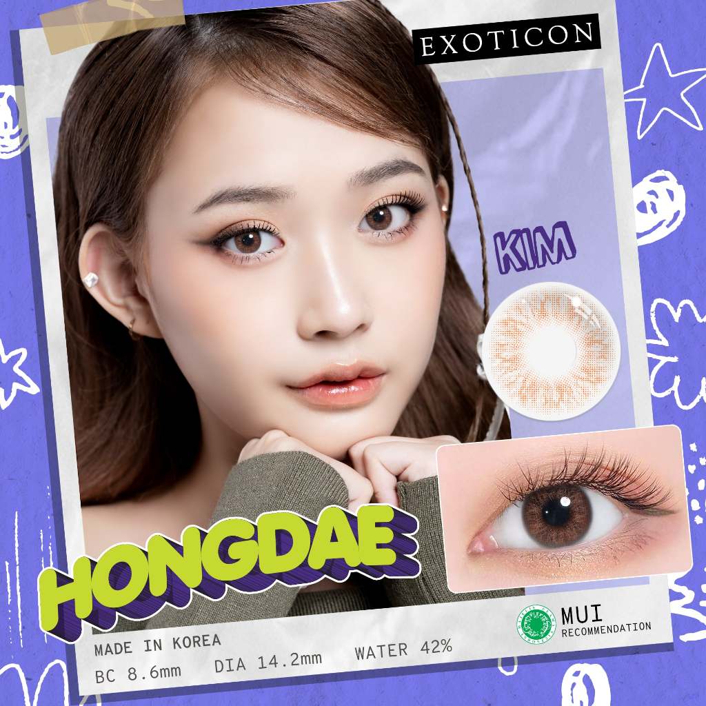 Exoticon Softlens Brown Series (Plano Only) Soflens Normal