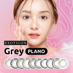 Exoticon Softlens Grey Series (Plano Only) Soflens Normal