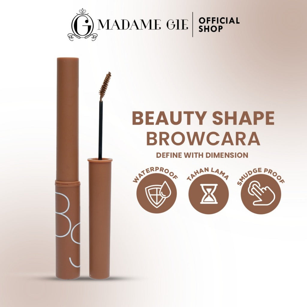 [FLASH SALE] [NEW PACKAGING] Madame Gie Beauty Shape Browcara - MakeUp Mascara Alis