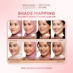 [New Shades!] WARDAH Refill Colorfit Perfect Glow Cushion normal Healthy-Glow Finish foundation bbcream with Centella Asiatica - Cushion Miskah Tahan Lama dengan Bedak - Makeup