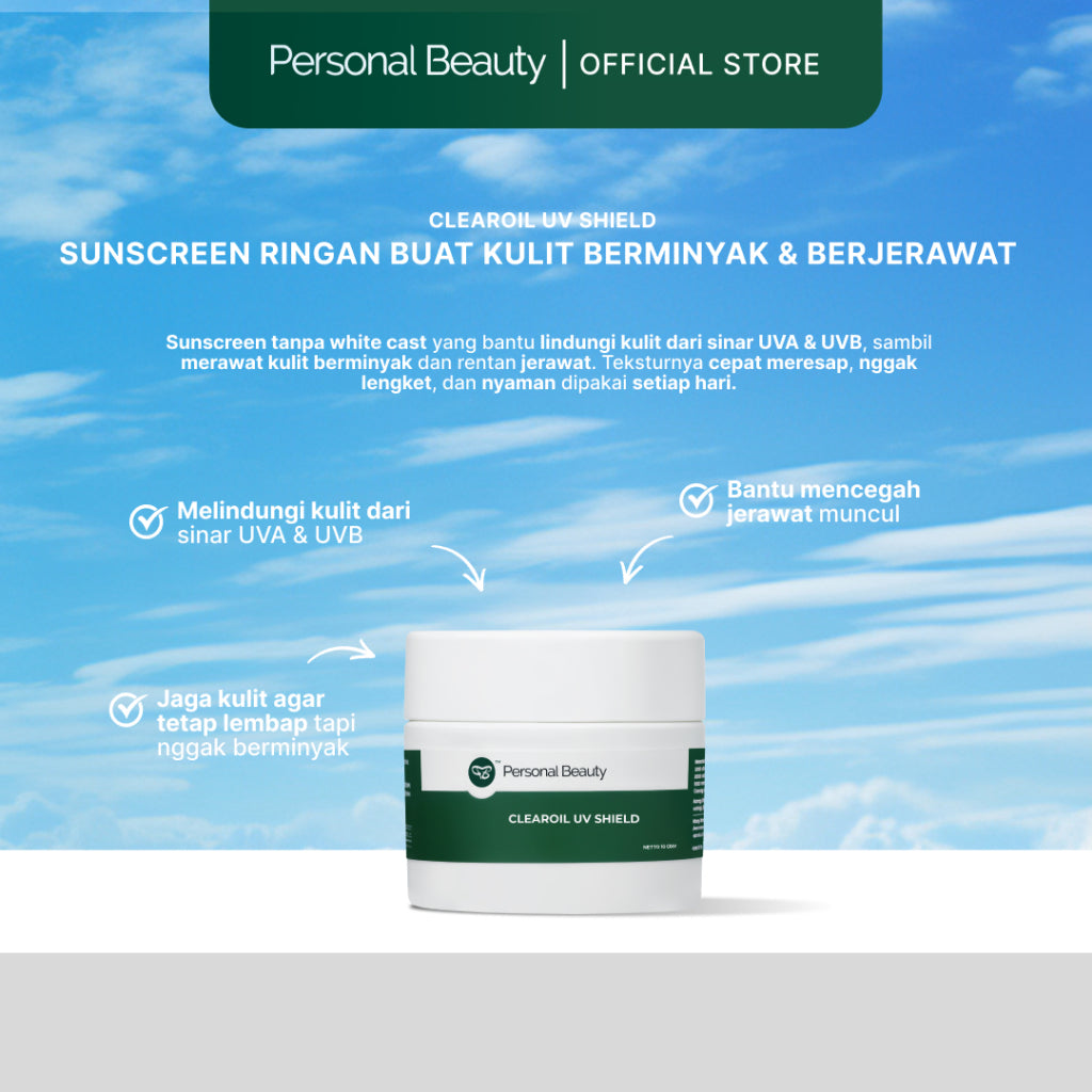 Clearoil UV Shield Sunscreen Kulit Berminyak dan Berjerawat