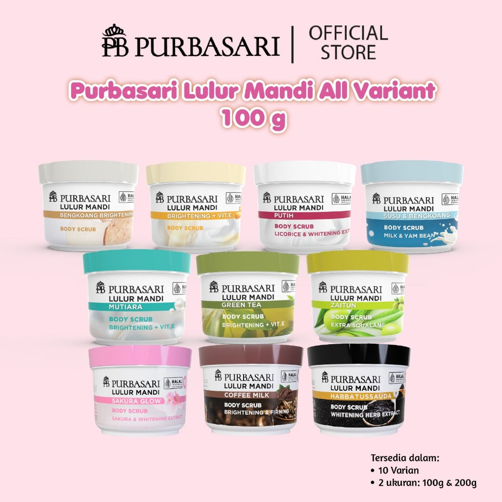 [DAPAT 2] Purbasari Lulur Pengantin 1kg / Lulur Purbasari Whitening + Lulur Mandi 100gr