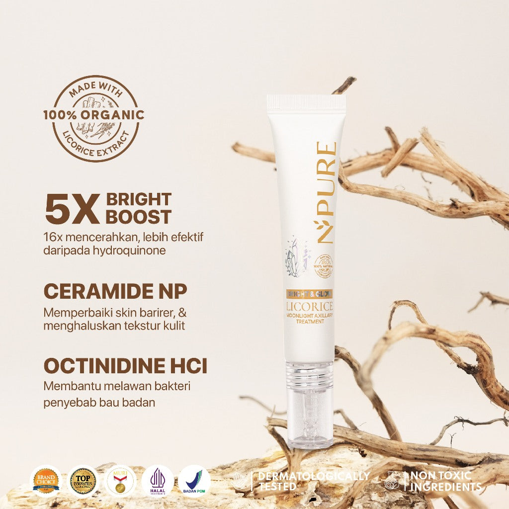 BUNDLING NPURE Peeling Gel Licorice + NPURE Axillary Treatment Licorice