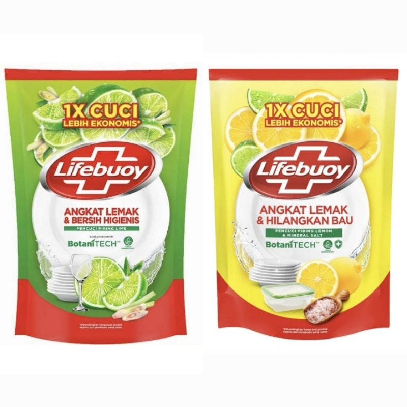 Lifebuoy Botanitech Sabun Cuci Piring Refill 650 ml