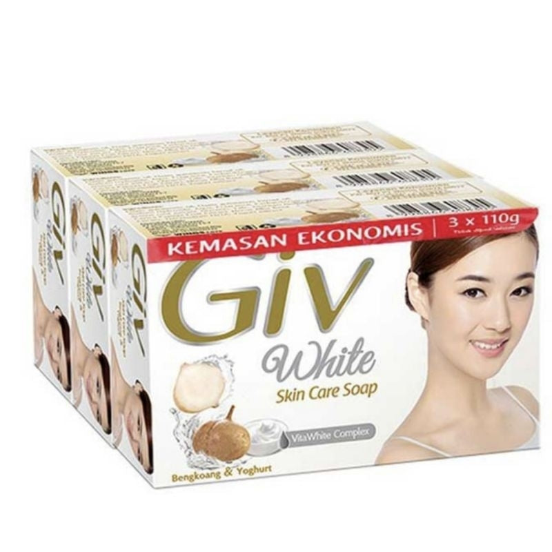 Giv White Sabun Mandi Batang 3 x 100 g