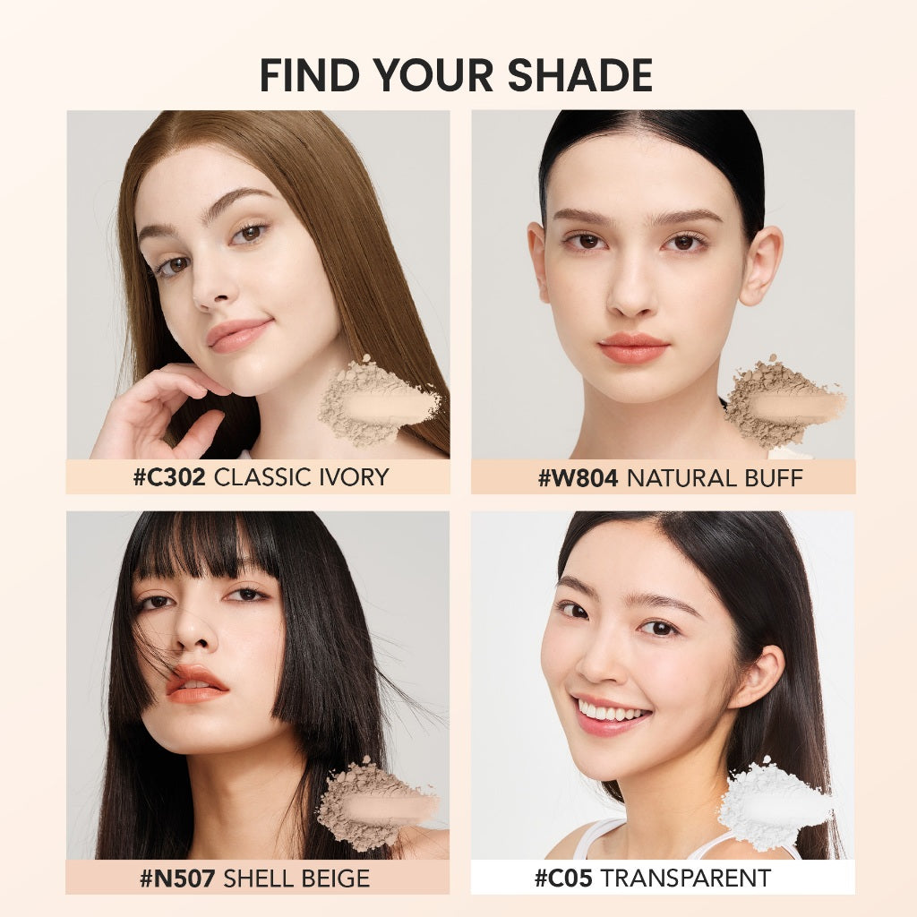 YOU NoutriWear+ Airy Fit Loose Powder Nourishing Oil Control | Bedak Tahan Lama 24 Jam | Bedak Tabur Tahan Air | Loose Powder Setting Powder