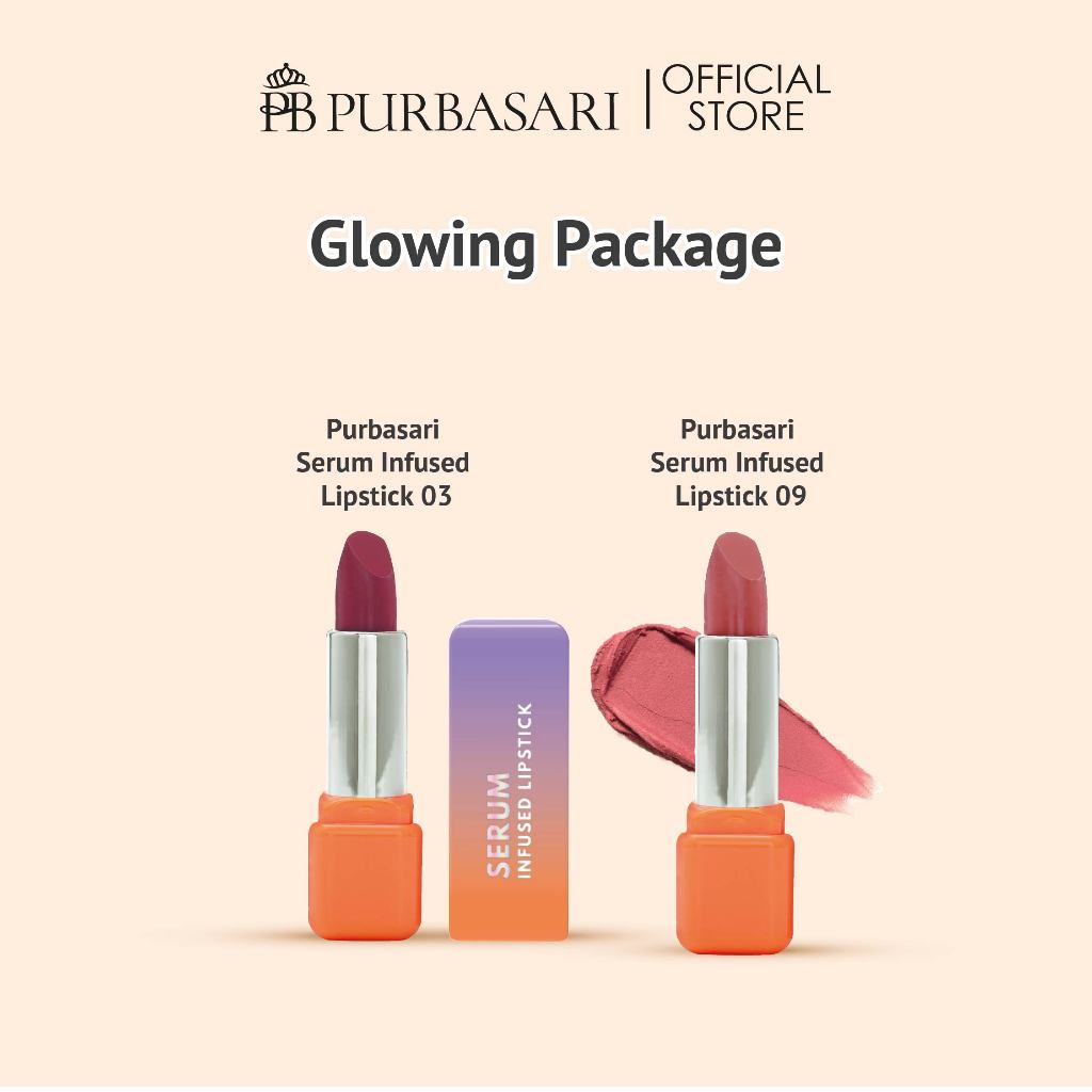 Purbasari Serum Infused Lipstick Ombre Package