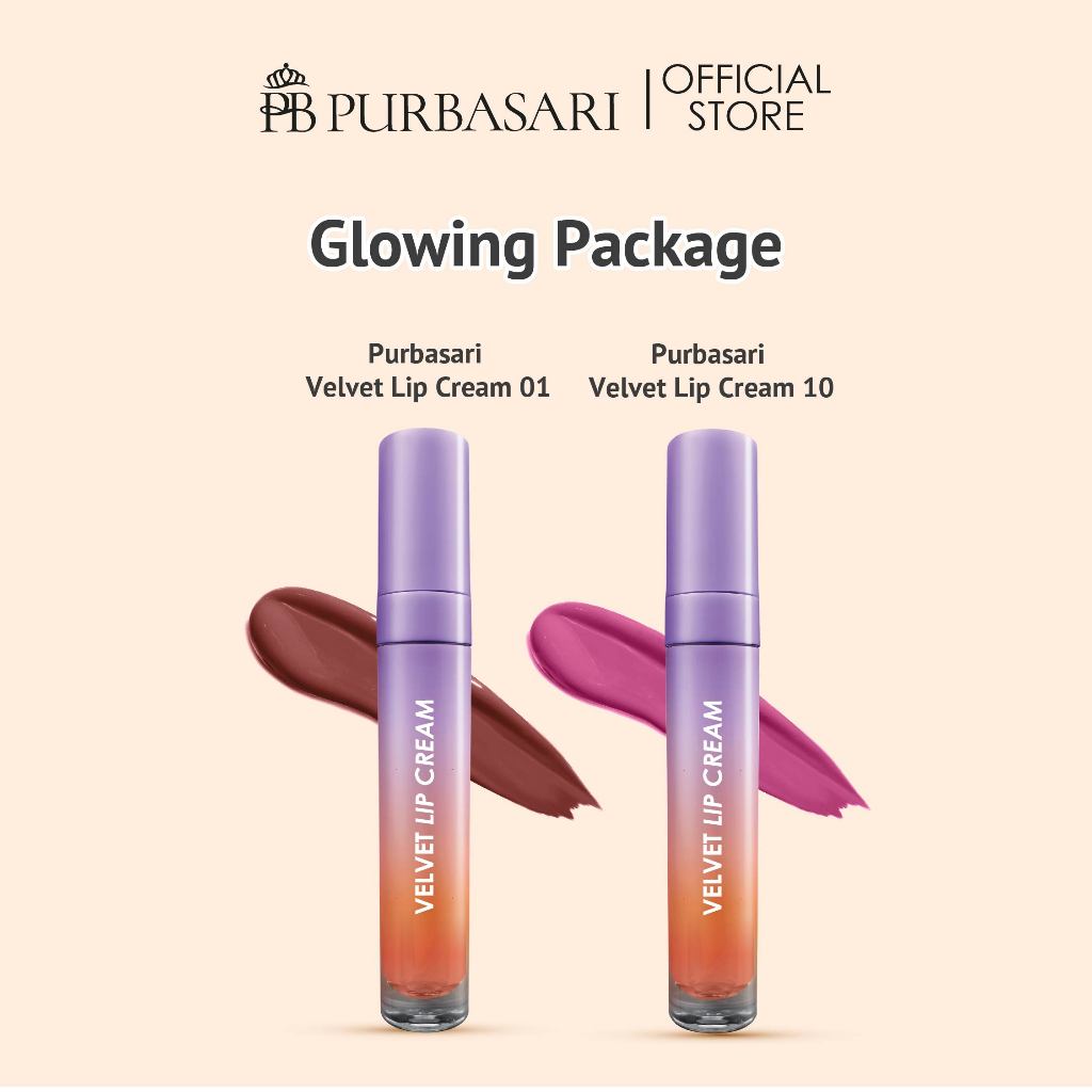 Purbasari Velvet Lip Cream Ombre Package