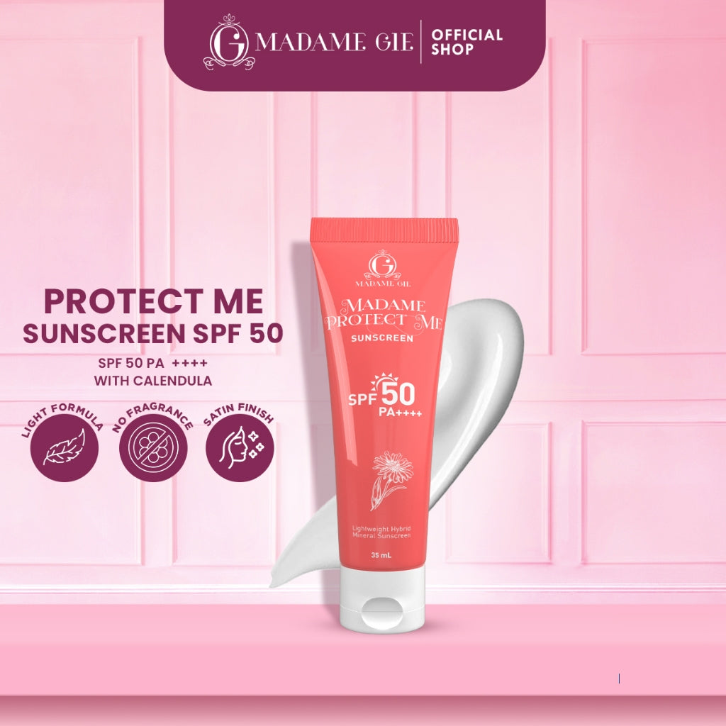Madame Gie Madame Protect Me Sunscreen SPF 50 PA ++++ With Calendula - Skincare Sunblock
