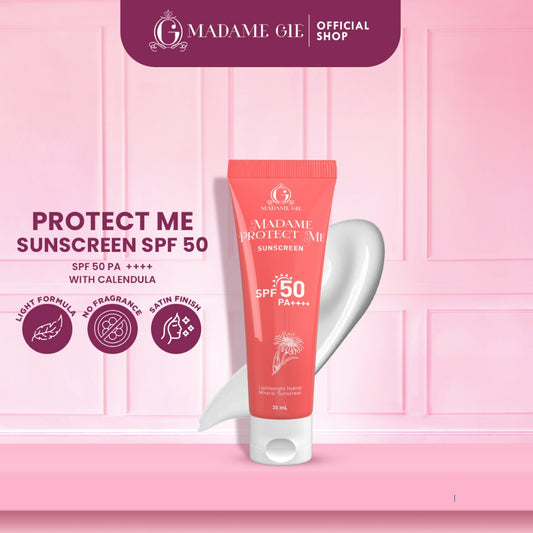 Madame Gie Madame Protect Me Sunscreen SPF 50 PA ++++ With Calendula - Skincare Sunblock