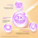 Hanasui Power Post Acne Serum - Pudarkan Bekas Jerawat PIE & PIH Mencerahkan dan Kurangi Kemerahan Cegah Jerawat Kembali