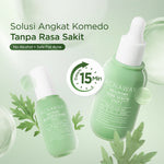 ACNAWAY Mugwort Blackhead Treatment Kit - Mugwort Pore Serum + Mugwort Blackhead Mask Serum Pori & Mask Treatment Komedo Membandel untuk Komedo & Pori Tersumbat