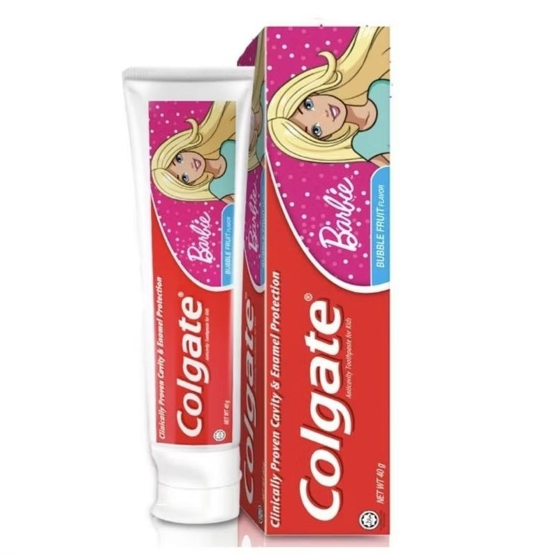 Colgate Kids Barbie Pasta Gigi Anak Stroberi Mint 40 g