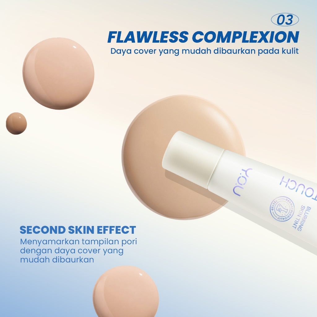 Travel Size YOU Cloud Touch Blurring Skin Tint 10 ml | Liquid Foundation | Natural Matte Finish | Skin Tint Sunscreen | Makeup Travel Size